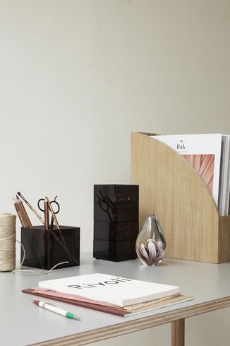 Hubsch Schreibtisch Eiche Naturell Grau Hubsch Designwohnen De
